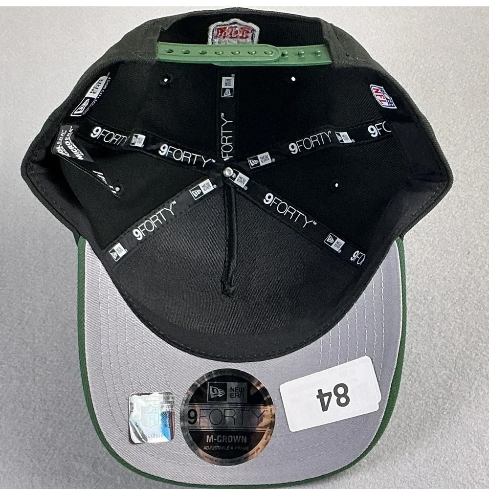 New Era Green Bay Packers 9FORTY M-Crown Adjustable Cap‎ Black Green NFL